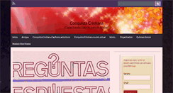 Desktop Screenshot of conquistacristiana.org