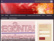 Tablet Screenshot of conquistacristiana.org